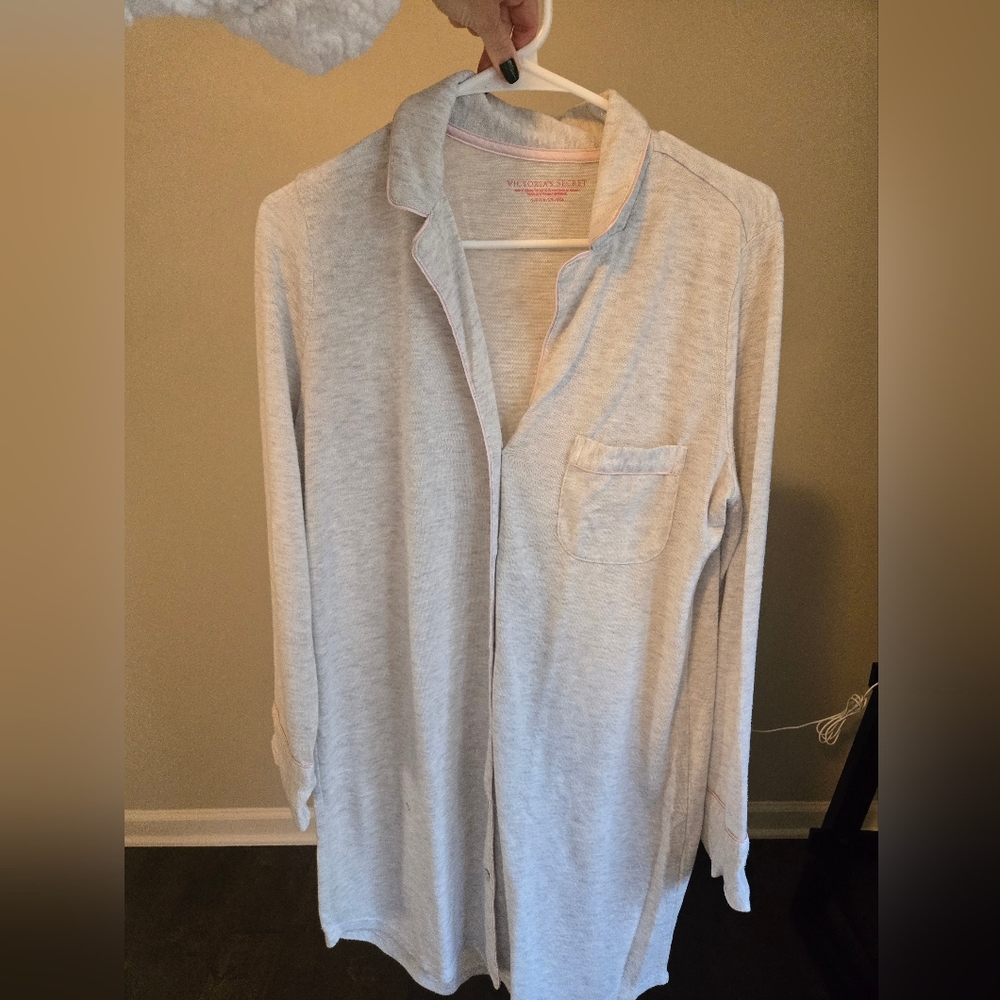 🌟EUC Victoria's Secret Heather Gray Pajama SIZE S